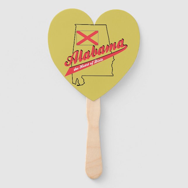 Leque Alabama Heart of Dixie (Frente)