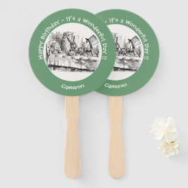 Leque Alice no Partido das Maravilhas - Festa do Chá de 