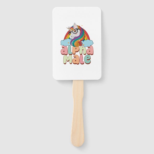 Leque Alpha Male Ironic Unicorn 2 (Frente)