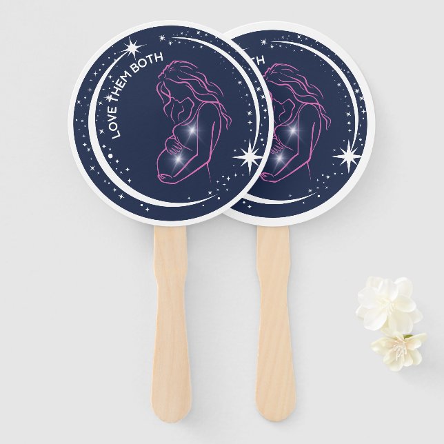 Leque Ame-os tanto à Igreja ou ao Evento Pró-Vida (Frente e Verso)