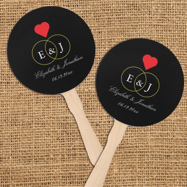 Leque Anéis Entrelaçados Casamento (Criador carregado)