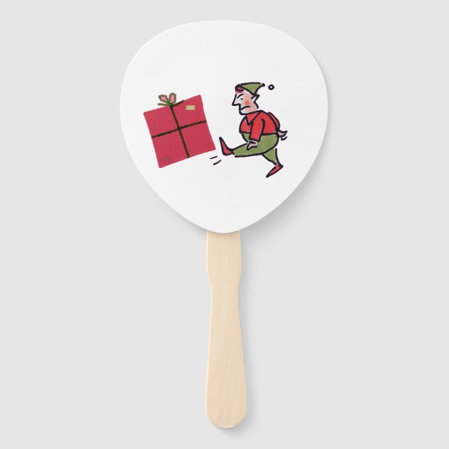 Leque Angry Elf paddle hand fans (Frente)