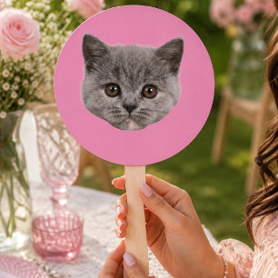 Leque Aniversário da Festa de solteira de Corte de Gato