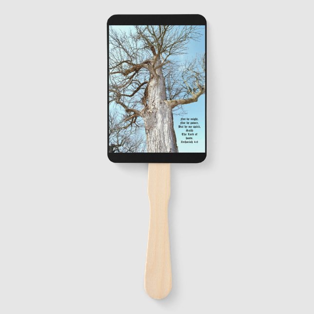 Leque Antigos Ash Zechariah 4:6 (Frente)