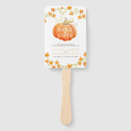 Leque Apaixonar o programa de casamento de abóbora aquát