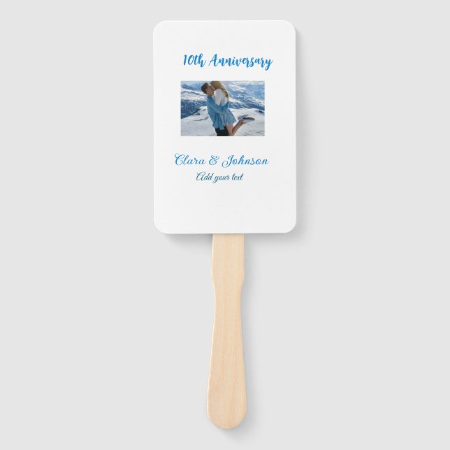 Leque Apelido de casamento Aniversário adicionar nome an (Frente)