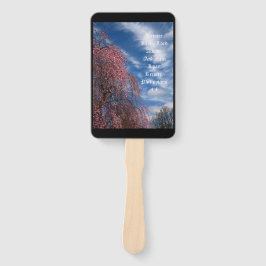 Leque April Sky com Philippians 4:4