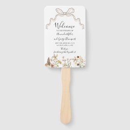 Leque Arco do programa de casamento de Flores Selvagens