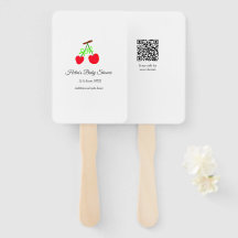 arco verde-cereja adicionado nome chá de fraldas d