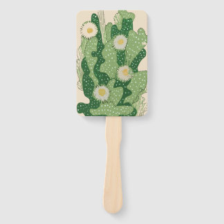 Leque Arte de Cactos Bloqueando