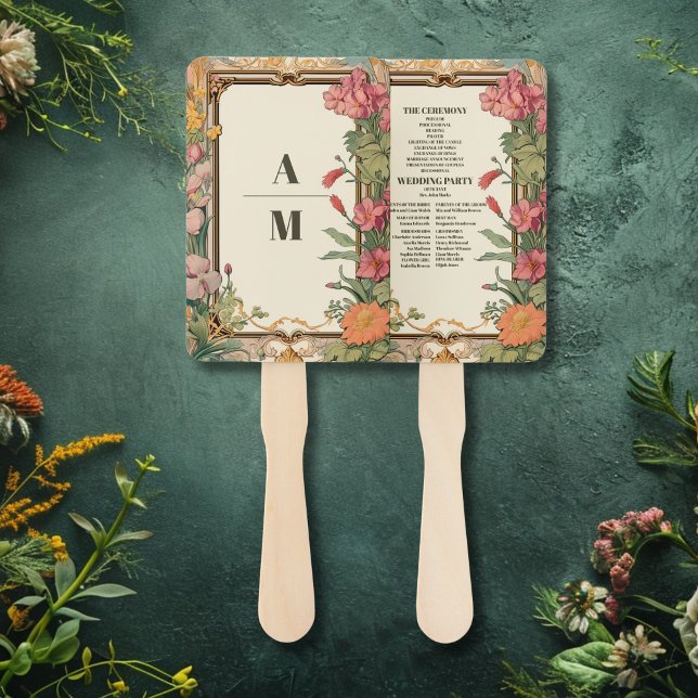 Leque Arte Floral Decorativa Nouveau Casamento (Criador carregado)