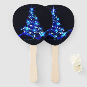 Leque Árvore de Natal estilizada e brilhante da Slippery