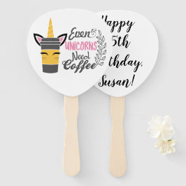 Leque Até Unicórnios Precisam De Café