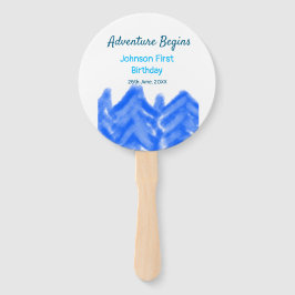 Leque Aventura Azul Aqua inicia montanha primeiro aniver