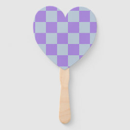 Leque Azul suave e Lavanda verificados