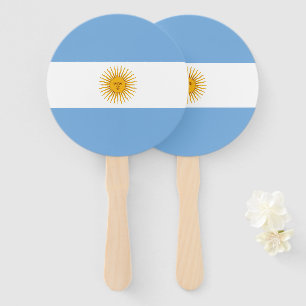 Leque Bandeira da Argentina