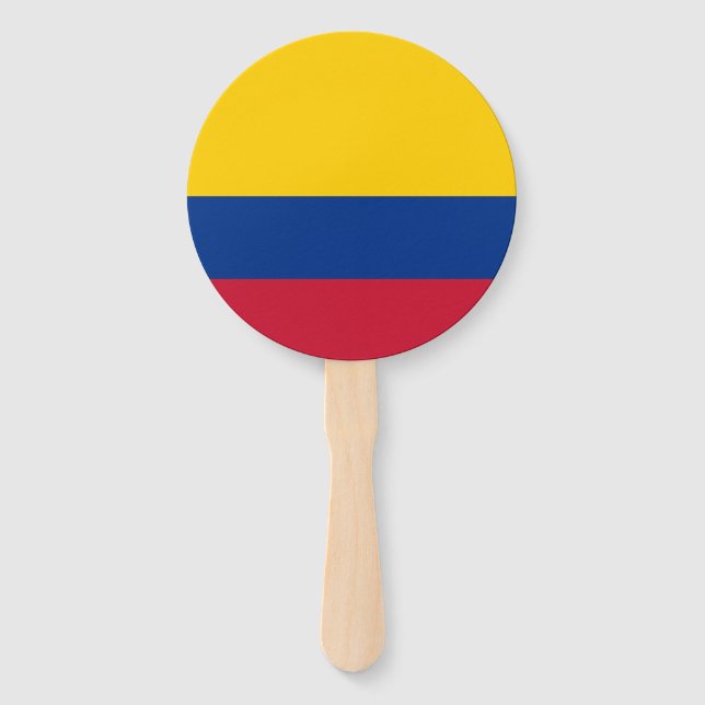 Leque Bandeira da Colômbia (Frente)