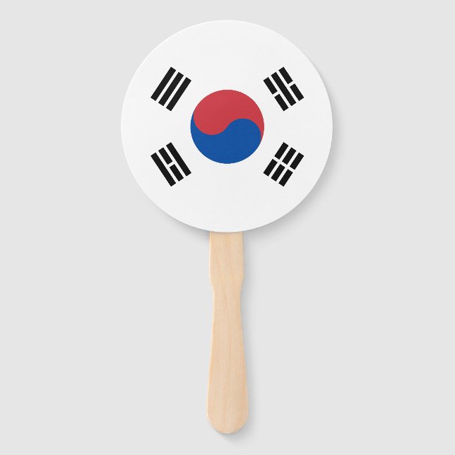 Leque Bandeira da Coreia do Sul (Frente)