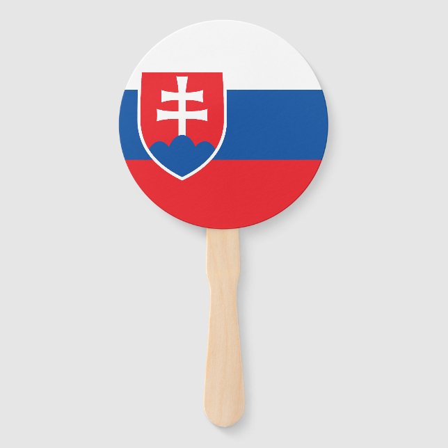 Leque Bandeira da Eslováquia (Frente)