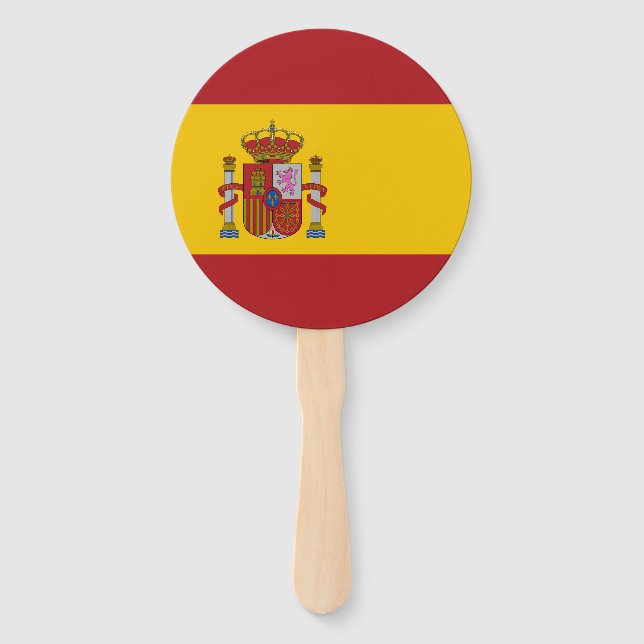 Leque Bandeira da Espanha (Frente)