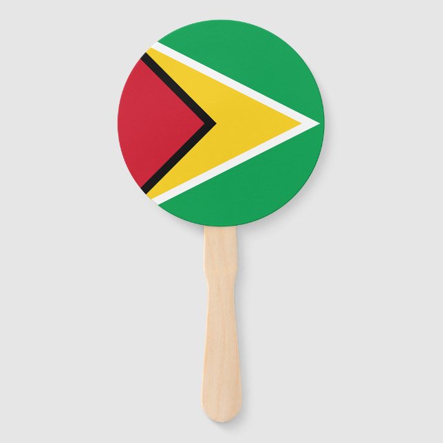 Leque Bandeira da Guiana (Frente)