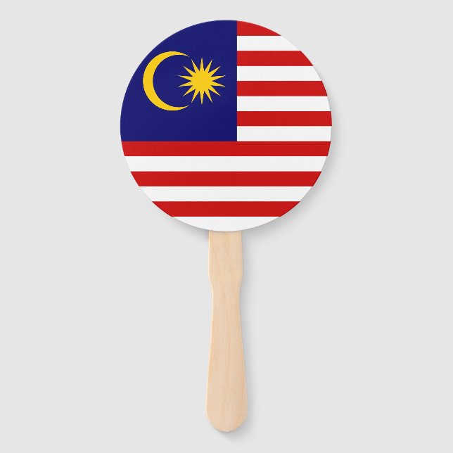 Leque Bandeira da Malásia (Frente)