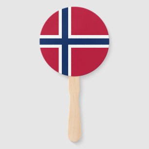 Leque Bandeira da Noruega