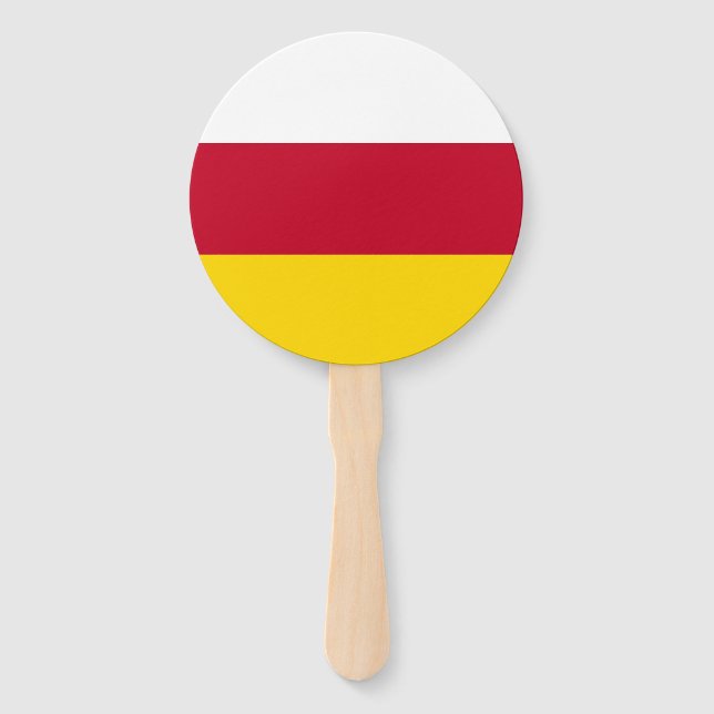 Leque Bandeira da Ossétia do Norte (Frente)