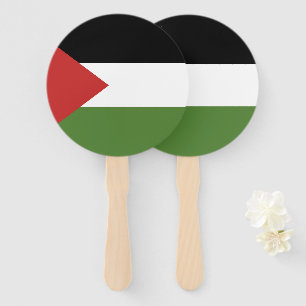 Leque bandeira da Palestina