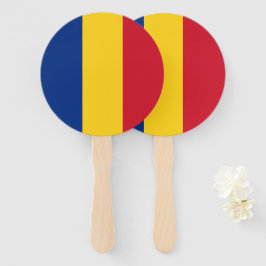 Leque Bandeira da Romênia