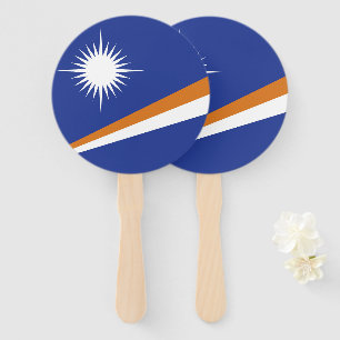Leque bandeira das Ilhas Marshall