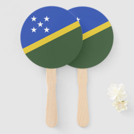 Leque bandeira das Ilhas Salomão