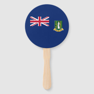 Leque Bandeira das Ilhas Virgens Britânicas