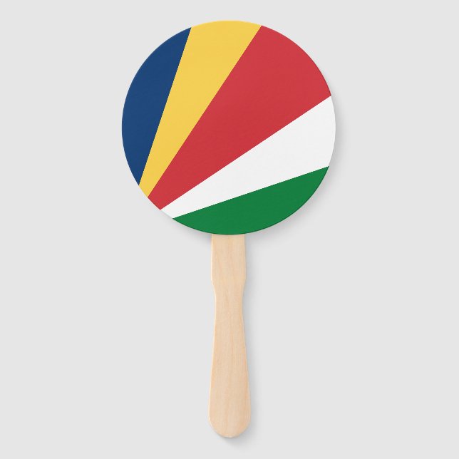 Leque Bandeira das Seychelles (Frente)