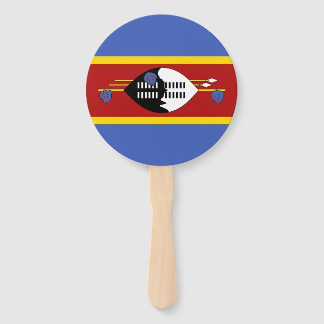 Leque Bandeira de Essuatíni (Frente)