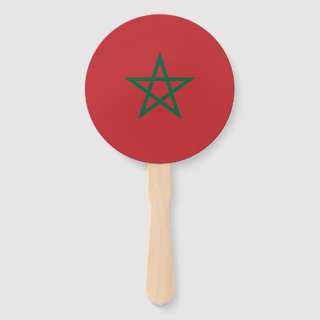 Leque Bandeira de Marrocos (Frente)