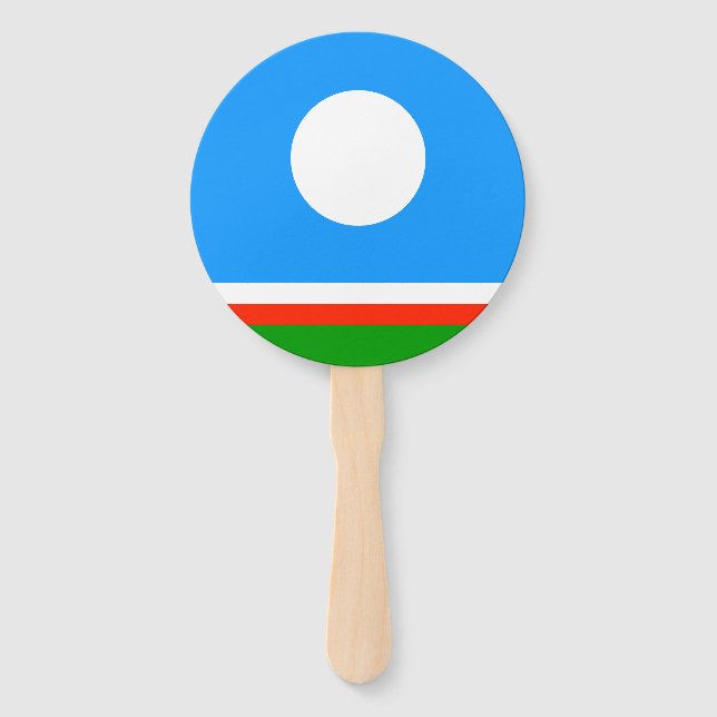 Leque Bandeira de Sakha (Frente)