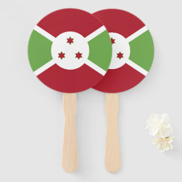 Leque Bandeira do Burundi