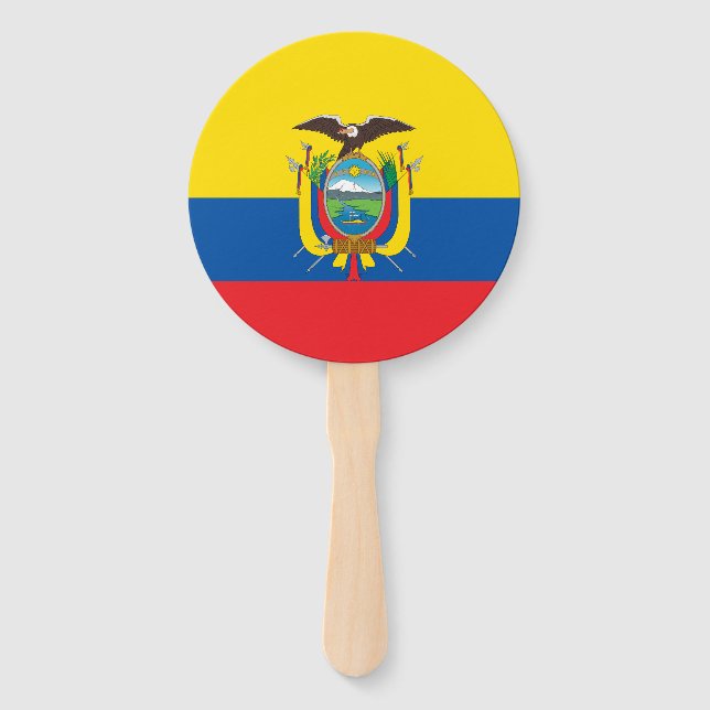 Leque Bandeira do Equador (Frente)