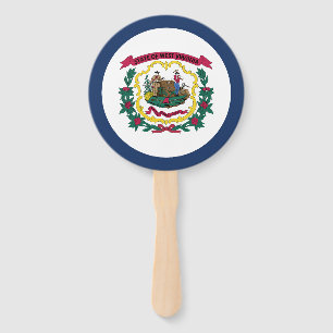 Leque Bandeira do Estado da Virgínia Ocidental