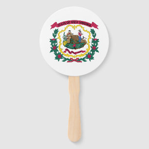 Leque Bandeira do Estado da Virgínia Ocidental