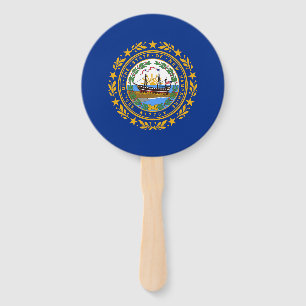 Leque Bandeira do Estado de New Hampshire