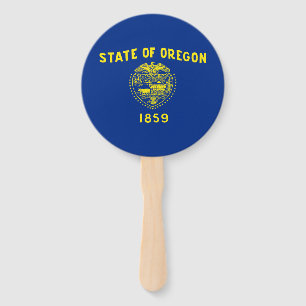 Leque Bandeira do Estado de Oregon