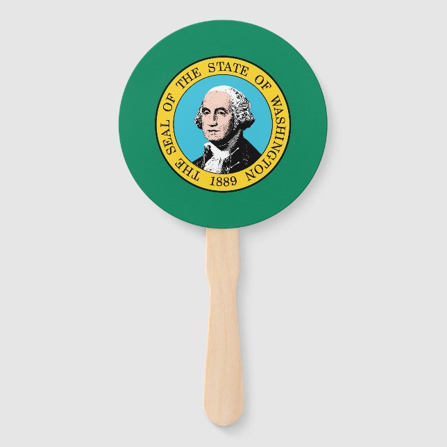 Leque Bandeira do Estado de Washington (Frente)