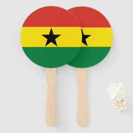 Leque Bandeira do Gana