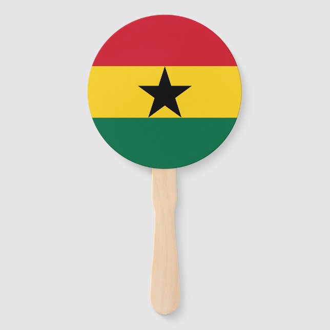Leque Bandeira do Gana (Frente)