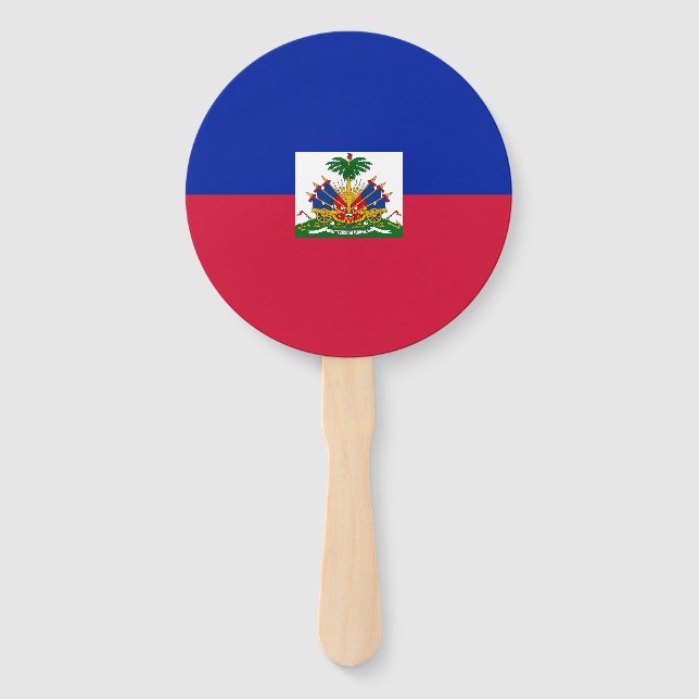 Leque Bandeira do Haiti (Frente)