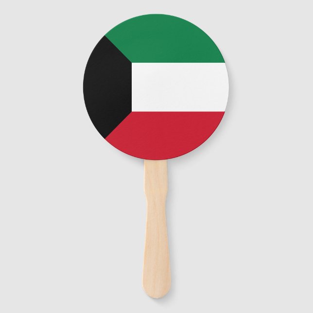 Leque Bandeira do Kuwait (Frente)
