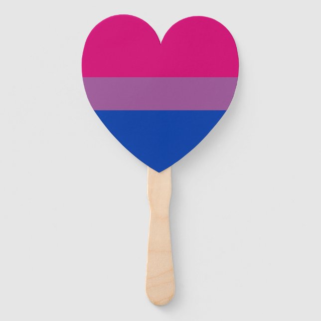 Leque Bandeira do Orgulho Bissexual (Verso)