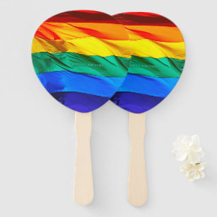 Leque Bandeira do orgulho gay SlipperyJoe's ondulando ve
